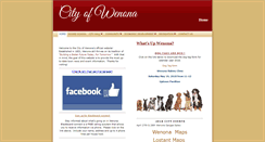 Desktop Screenshot of cityofwenona.org